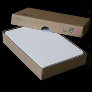 2号 カド丸 単カード インクジェットW