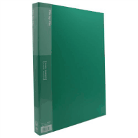 リングバインダーＡ４縦３０穴　背幅２５　グリーン　１冊