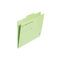 カットフォルダー　Ａ４横　３山（１セット３枚入）　グリーン