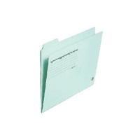 カットフォルダー　Ａ４横　４山（１セット４枚入）　ブルー