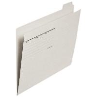 カットフォルダー　Ａ４横　５山（１セット５枚入）　グレー