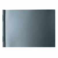 スライドクリップファイル　Ａ３横　２０枚収容　ダークグレー