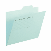 個別フォルダー１０枚パック　Ｂ５横　ブルー