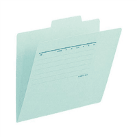 個別フォルダー１０枚パック　Ａ５横　ブルー