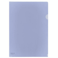 カラークリアーホルダー５枚　Ａ４　Ｆ－７８　クリスタルブルー