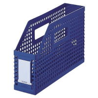 シスボックス（ＰＰ製）Ａ４横　背幅８５ｍｍ　ＳＢＸ－８６　青