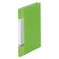 リクエストクリヤーブック＜中紙あり＞Ａ４縦　２０ポケット黄緑