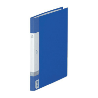 リクエストクリヤーブック＜中紙あり＞Ｂ５縦　２０ポケット　青