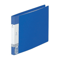 リクエストクリヤーブック＜中紙あり＞Ａ５横　２０ポケット　青