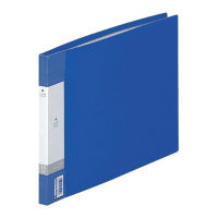 リクエストクリヤーブック＜中紙あり＞Ａ４横　２０ポケット　青