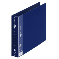 ２リングファイルスーパーエコノミーＢ５横　背幅３５ネイビー