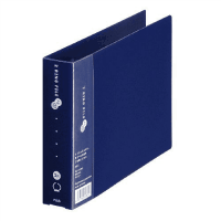 ２リングファイルスーパーエコノミーＡ５横　背幅３５ネイビー