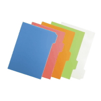 カラーインデックスシート　Ａ４　５色５山５枚