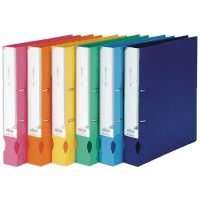 Ｄリングファイル（ワイド）Ａ４縦２穴　ピンク