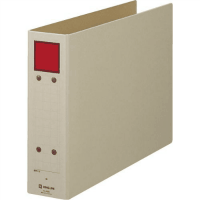 保存ファイル　Ａ４横　２穴　綴厚５０ｍｍ　４３８５Ｅ　アカ