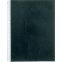 カラーベースポケット　Ａ４縦３０穴　中紙クロ　１０枚