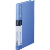 シンプリーズ名刺ホルダー差替式　Ａ４縦　３００枚収容　青