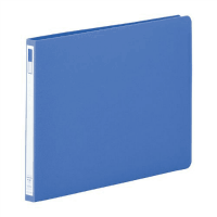 スナッチファイル　Ａ４横　２穴　背幅１９ｍｍ　Ｆ－５３７　藍