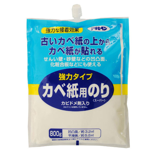 強力タイプカベ紙用のり　８００ｇ
