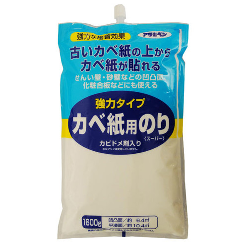 強力タイプカベ紙用のり　１６００ｇ
