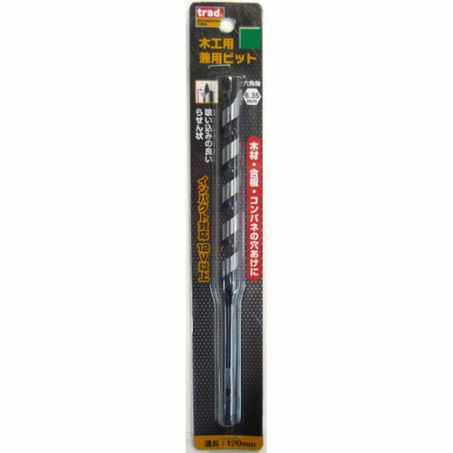 ｔｒａｄ　木工用兼用ビット　ＴＷＫ－１２．０