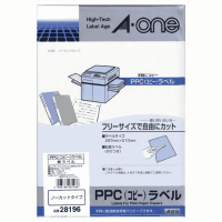コピー用ラベルＡ４　ノーカット　２８１９６　１００シート