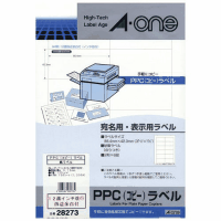 コピー用ラベルＡ４　６×２片１００枚　インチ改行　２８２７３