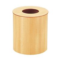 木製ルーム用ゴミ入れ　蓋付（栓白木）　９５１Ｈ　中