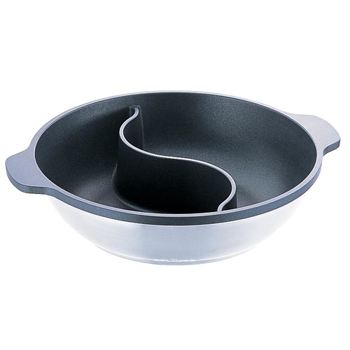 電磁　味めぐり２槽式（ノンステック加工）　２７ｃｍ