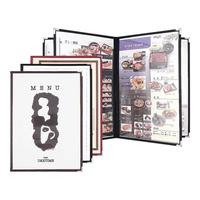 耐熱メニューブック　ＡＢＷ－１１－８Ｐ　茶