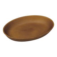 ＷＯＯＤ　オーバル　２３０×１７０　ブラウン