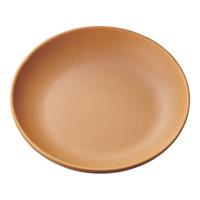 ウォールナ　プレート　２１ｃｍ　ライトブラウン