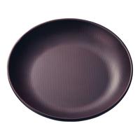 ウォールナ　プレート　２１ｃｍ　ダークブラウン