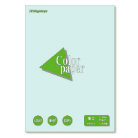 カラーペーパー厚口　Ａ４　１００枚　ナ－３３１０　水