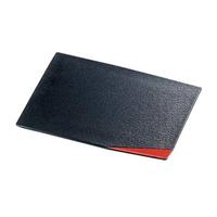 ＡＢＳ　隅折銘々皿　黒渕朱　５１０７６９８０