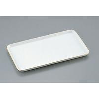 陶器製ケーキトレー角型　ＥＭ－１６－ＷＳ（金線入）