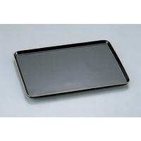 陶器製ケーキトレー角型　ＥＭ－１６－ＫＳ（金線入）