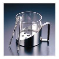 ガラス製　アイスペール（トング付）　９０７３（Ｗ）