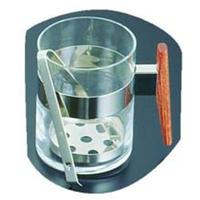 ガラス製　アイスペール（トング付）　９０８０