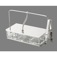 ガラス薬味入れ　Ｎｏ．５５３（３ヶ仕切）