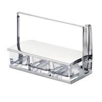 ガラス薬味入れ　Ｎｏ．８３５（３ヶ仕切）