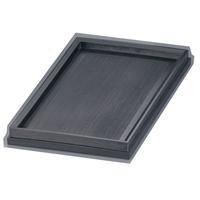 ＳＡ黒・長角トレー　大　Ｎ－７－９