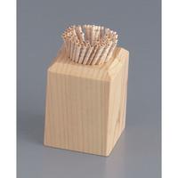 木製　楊枝立（白木）　Ｗ－７０４