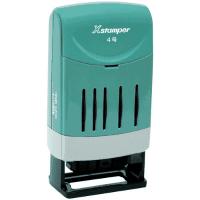 シヤチハタ　Ｘスタンパー回転日付印　欧文日付　４号　黒