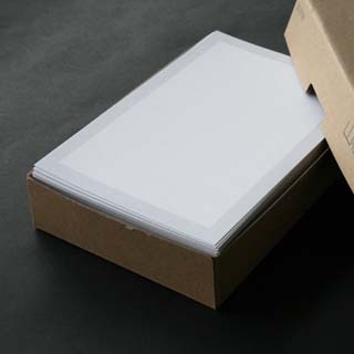 弔事カード はがき判 単カード No.480 鼠枠