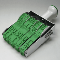 サンビー　テクノタッチ日付回転印　初号（日付・明朝）