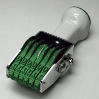 サンビー　テクノタッチ連物回転印　４号（６連・明朝）