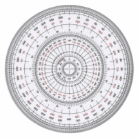 全円分度器　１２ｃｍ　Ｃ－１２