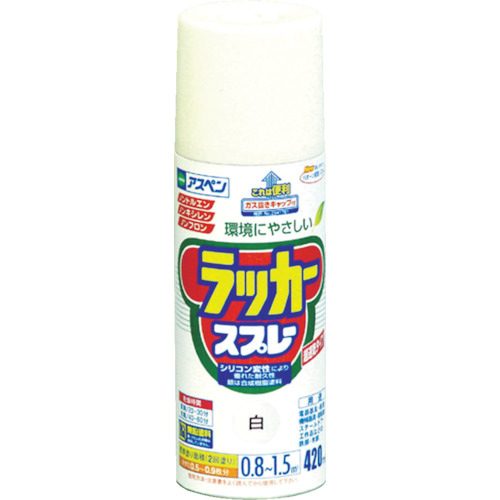 アスペンラッカースプレー４２０ｍｌ　白