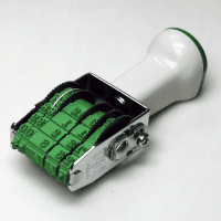 サンビーテクノタッチ日付回転印　５号小切手用（飛日付・明朝）